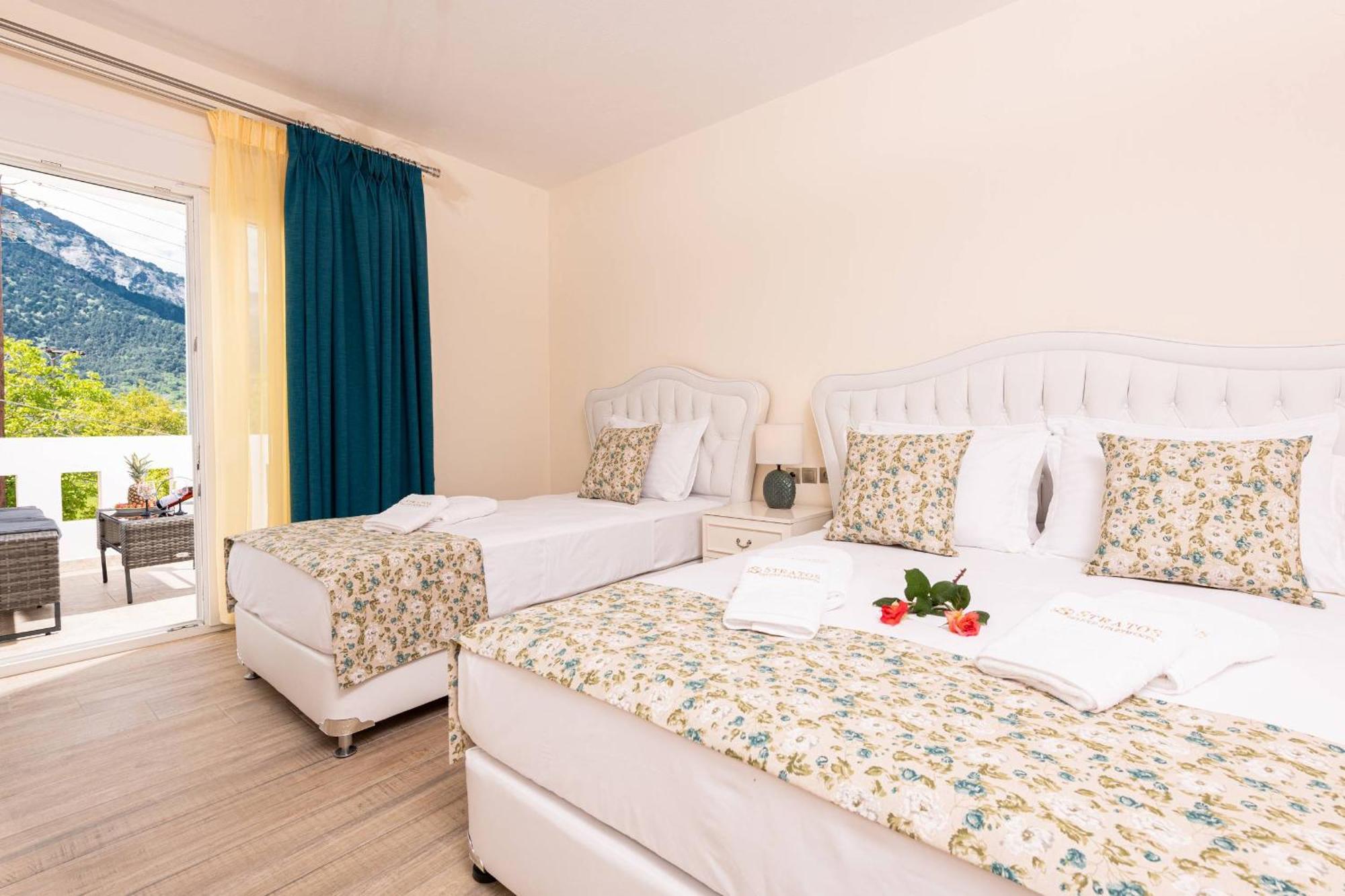 Stratos Deluxe Apartments Skala Potamia  Pokoj fotografie